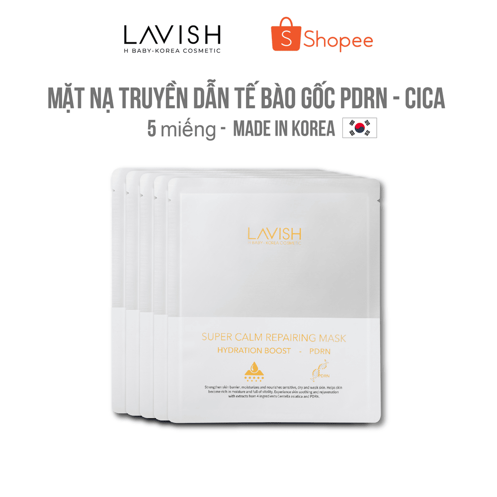 Ảnh Mặt nạ truyền dẫn Tế bào gốc PDRN - Cica 5 miếng 1