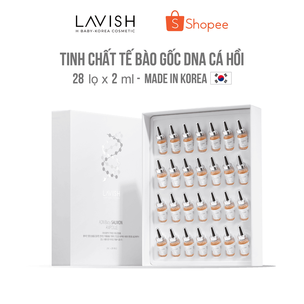 Ảnh Tinh chất tế bào gốc DNA Cá hồi Lavish H Baby 28 ống 2