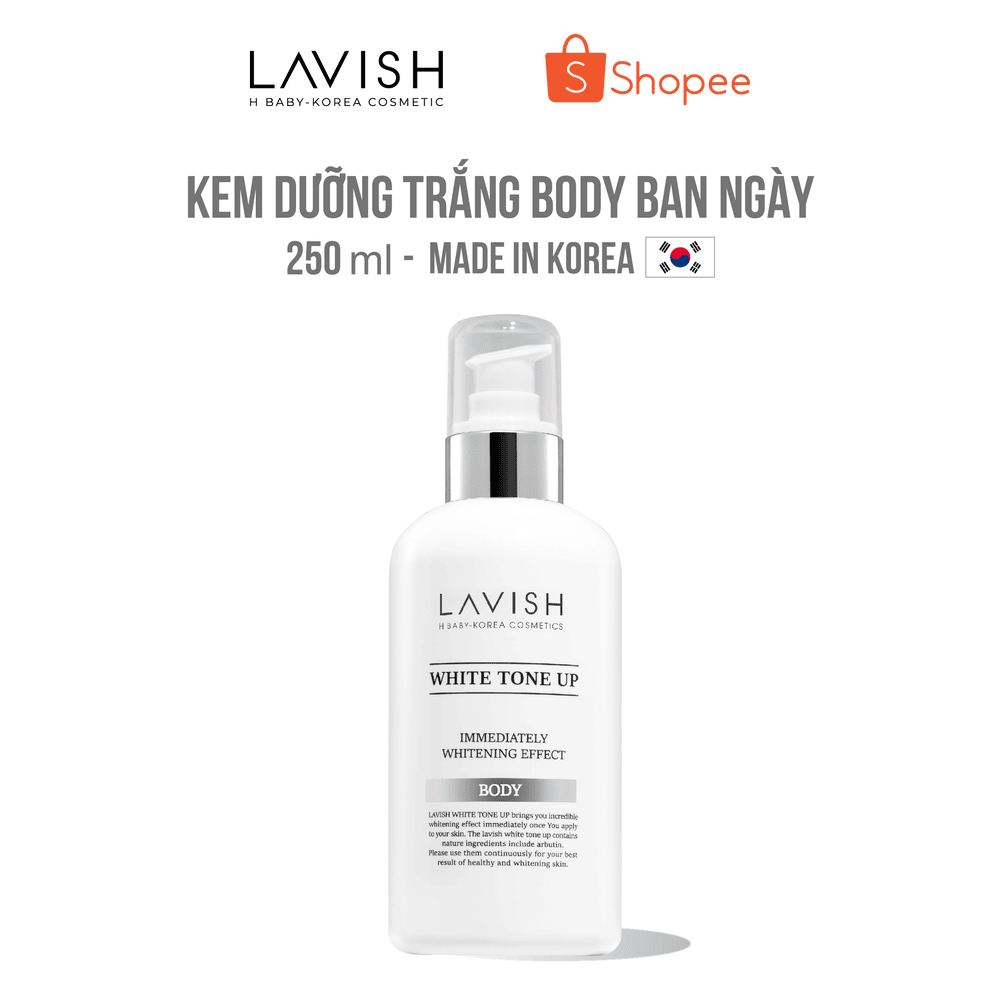 Ảnh Kem dưỡng trắng body ban ngày Lavish H Baby 250ml 1