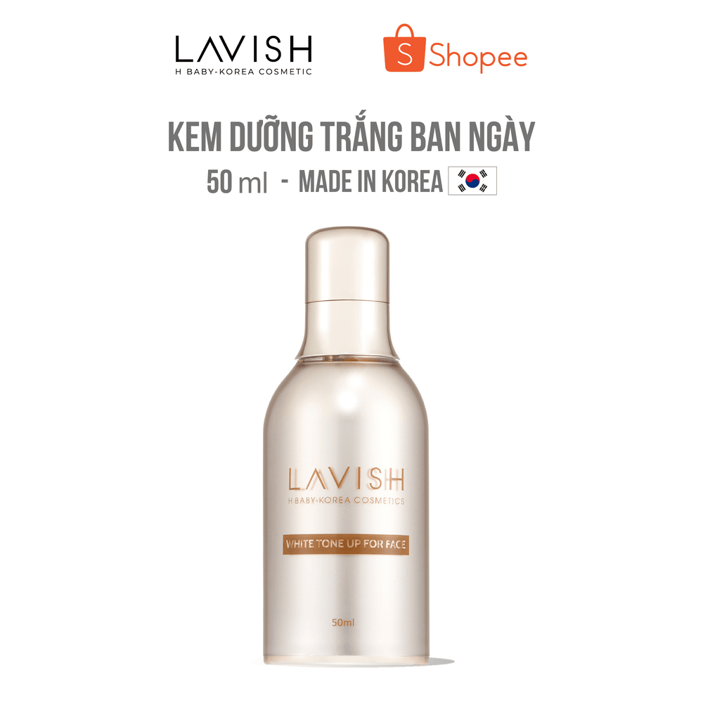 Ảnh KEM DƯỠNG TRẮNG DA THAY THẾ MAKE UP FOR FACE LAVISH H BABY 50ml 2
