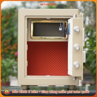 Két Sắt Việt Tiệp Siêu Cường Khóa Vân Tay Điện Tử KVTSC66-VTDT 60KG Bảo Mật Cao Cấp (Freeship Toàn Quốc)
