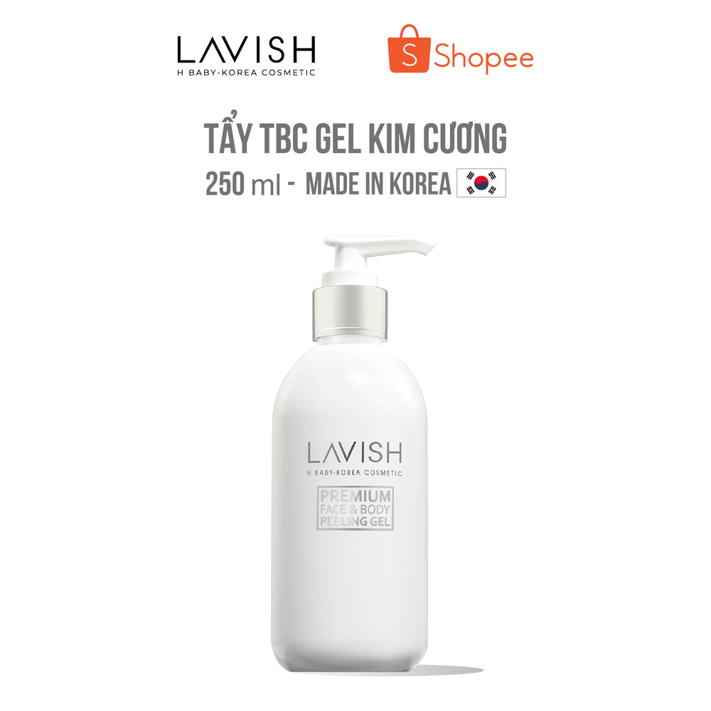 Ảnh TẨY TẾ BÀO DA MẶT VÀ TOÀN THÂN BỘT KIM CƯƠNG LAVISH H BABY 250ml 2