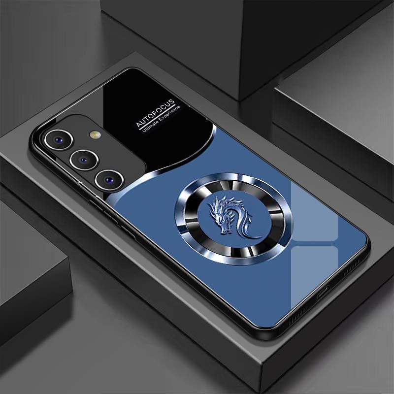 Ốp Lưng cho SAMSUNG A04S, A05S Mặt lưng kính cường lực, cao cấp Họa tiết