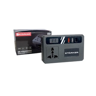 Bộ chuyển đổi nguồn điện STARKER ITG350GR chuyển từ pin 21v lên 180 - 220v dùng được cả quạt