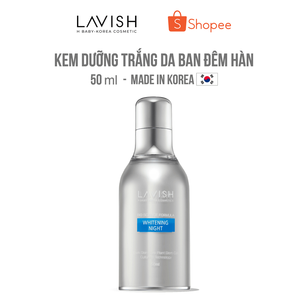 Ảnh KEM DƯỠNG TRẮNG DA BAN ĐÊM DÀNH CHO MẶT LAVISH H BABY 50ml 1