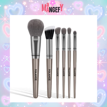 Bộ 6 cọ trang điểm đa năng MAANGE cọ tán kem nền, cọ tán phấn phủ, cọ môi và cọ mắt 52161