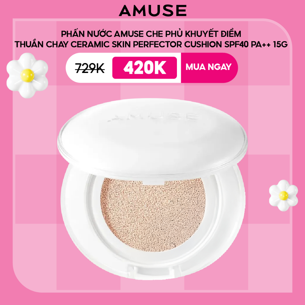 [AMUSE] Ceramic Skin Perfector Cushion 15g x 2ea main image 1