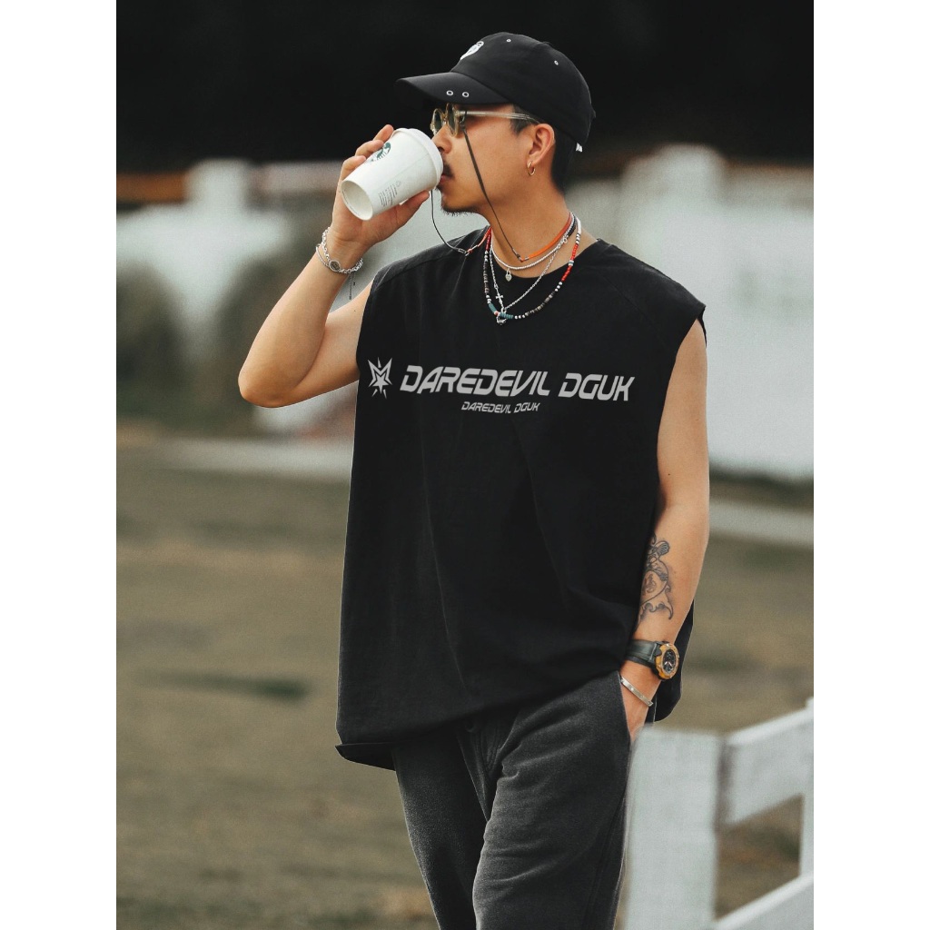Áo Ba Lỗ Thể Thao Nam Nữ RedLabel In Họa Tiết "STAR", Áo Tanktop Sát Nách Nam Nữ Cotton Cá Tính TT46