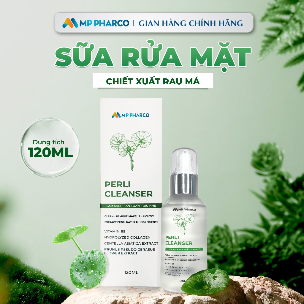 Sữa Rửa Mặt Rau Má Giúp Dưỡng Ẩm, Sạch Sâu, An Toàn Lành Tính Dành cho ...