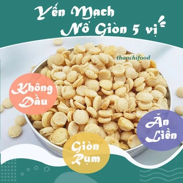 (Không chiên dầu) Bỏng yến mạch 5 vị Ăn sáng Ít calo Ngũ cốc yến mạch giảm cân Eatclean Healthy