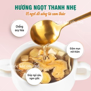 10 Set tam bạch thang, trà tam bạch, set mix sẵn gồm: cam thảo, bạch truật, bạch linh, bạch thược...