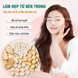10 Set tam bạch thang, trà tam bạch, set mix sẵn gồm: cam thảo, bạch truật, bạch linh, bạch thược...