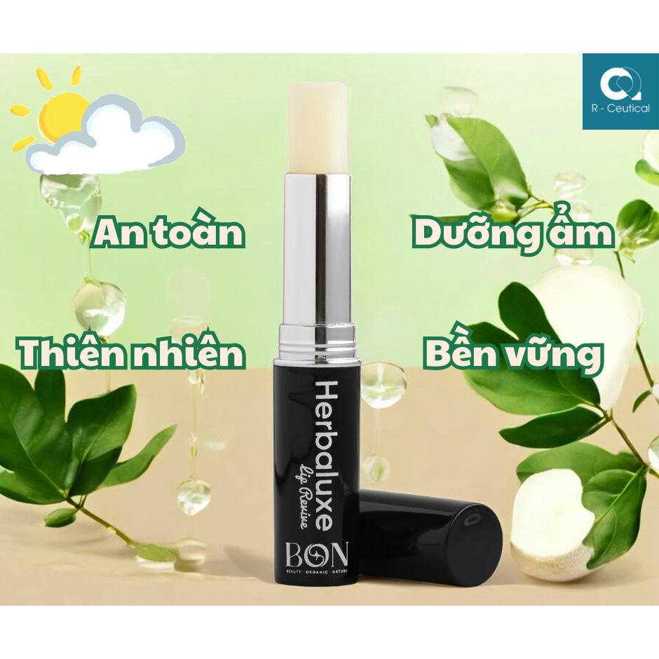 Herbaluxe Son Dưỡng Môi có màu tự nhiên, càng dùng càng mê-thành phần thiên nhiên 2.5g