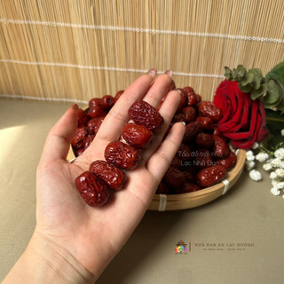 100g Táo đỏ nguyên trái nhỏ nguyên liệu pha trà, nấu chè, nấu lẩu, hầm thức ăn, công dụng làm hồng da...(từ 30-32 trái)