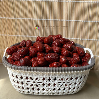 100g Táo đỏ nguyên trái nhỏ nguyên liệu pha trà, nấu chè, nấu lẩu, hầm thức ăn, công dụng làm hồng da...(từ 30-32 trái)