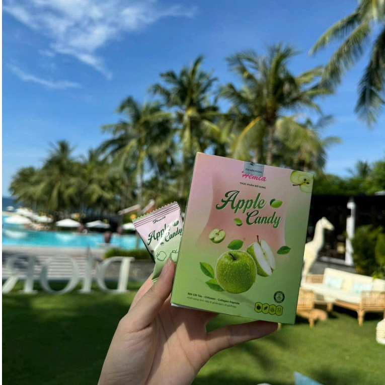Ảnh Combo 2 hộp kẹo giảm cân HEMIA vị táo thành phần thiên nhiên, an toàn không chất bảo quản 4