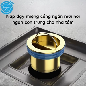 Nắp Cống Ngăn Mùi Hôi Chống Côn Trùng Bằng Đồng, Nắp Ống Thoát Nước Van 1 Chiều Tiện Dụng Bền Bỉ