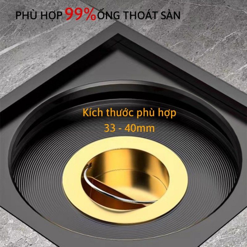 Nắp Cống Ngăn Mùi Hôi Chống Côn Trùng Bằng Đồng, Nắp Ống Thoát Nước Van 1 Chiều Tiện Dụng Bền Bỉ