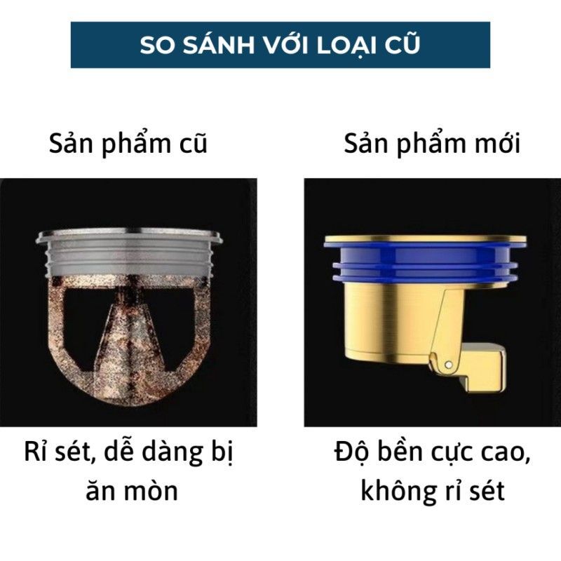 Nắp Cống Ngăn Mùi Hôi Chống Côn Trùng Bằng Đồng, Nắp Ống Thoát Nước Van 1 Chiều Tiện Dụng Bền Bỉ