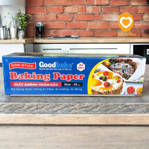 ⚡Chính Hãng⚡ Giấy nến nướng bánh Goodbake cuộn Lớn 45cm *75m - DC214