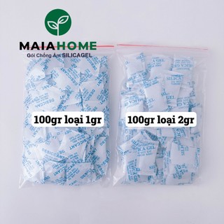 100gr và 200gr Gói Hút Ẩm Silicagel size 1gr/2gr/3gr/5gr/10gr cho thực phẩm, điện tử, giày dép,quần áo,khử mùi,ấm mốc..