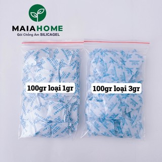 100gr và 200gr Gói Hút Ẩm Silicagel size 1gr/2gr/3gr/5gr/10gr cho thực phẩm, điện tử, giày dép,quần áo,khử mùi,ấm mốc..