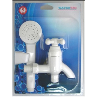 Bộ vòi sen tắm nhựa cao cấp WATERTEC WT001X màu trắng nhựa ABS/PP/POM Malaysia chống oxy hóa
