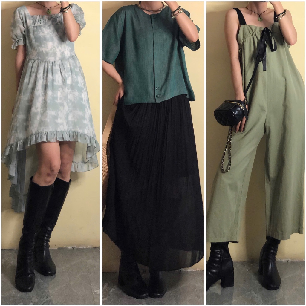 [DEMO ẢNH BÌA] Set đầm váy vintage, retro, cổ điển mix and match by April6 clothing