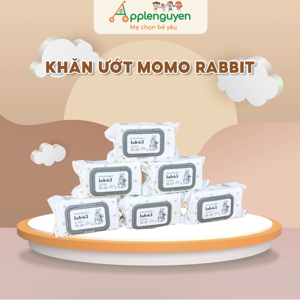 Giấy Ướt Momo Rabbit gói 72 tờ có nắp - Siêu dày dặn | Applenguyen94 ...