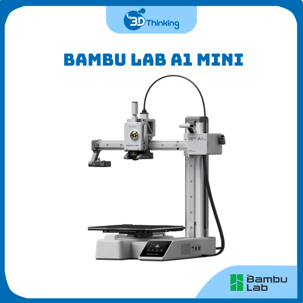 Máy in 3D Nhiều Màu Bambu Lab A1 Mini Chính Hãng Bản Quốc Tế (Hỗ Trợ Kỹ Thuật Trọn Đời)