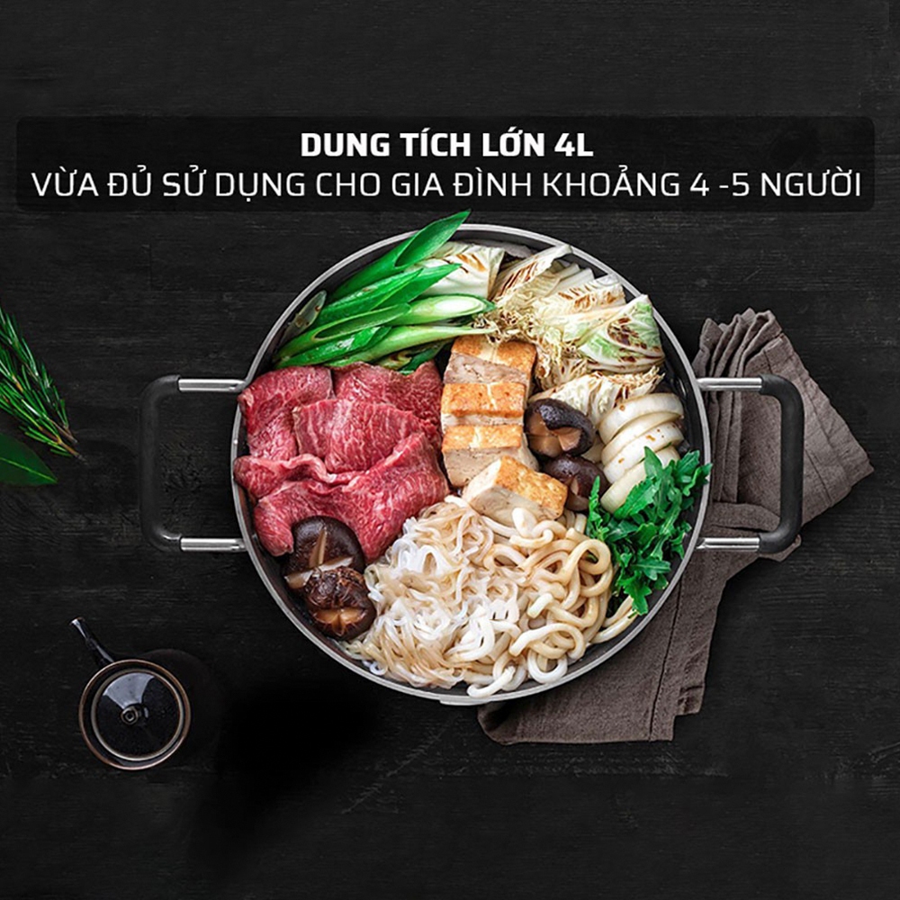 Nồi đa Năng Dùng Cho Bếp Từ / Hồng Ngoại Aimi Nấu Lẩu Chống Dính,Nồi Lẩu Chính Hãng