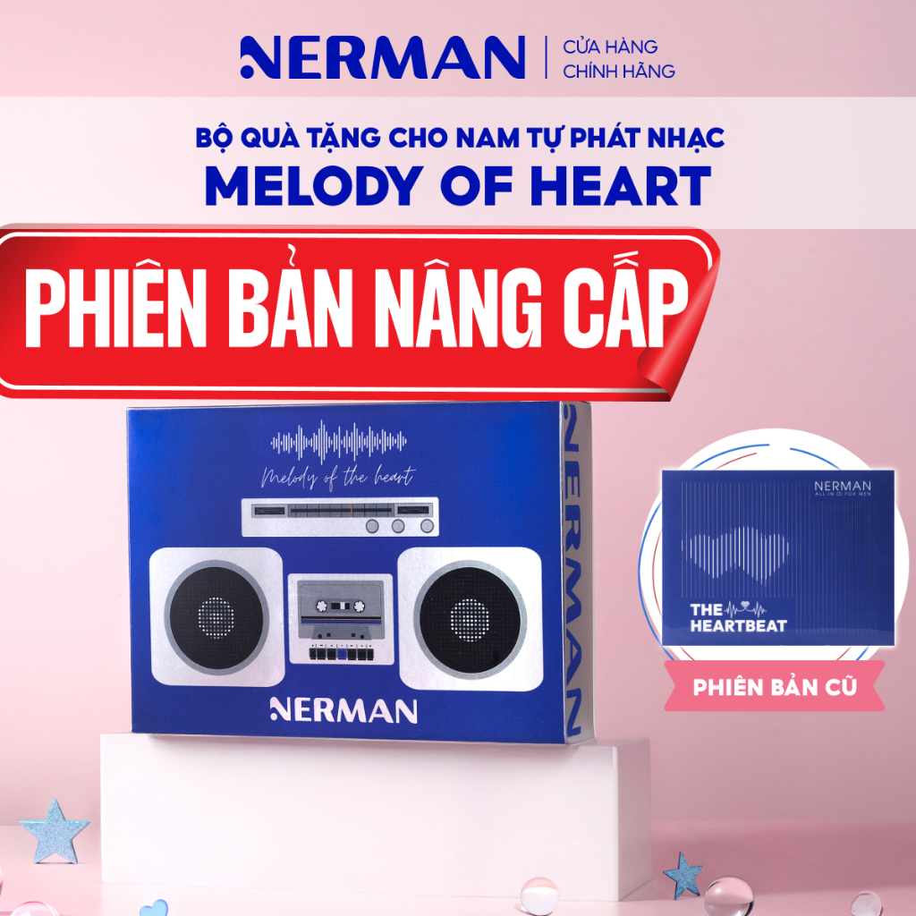 Ảnh Bộ quà tặng cho nam tự phát nhạc Nerman Melody Of Heart - Sữa tắm 3 in 1 350g & DDVS 100ml & XKM 100ml 3