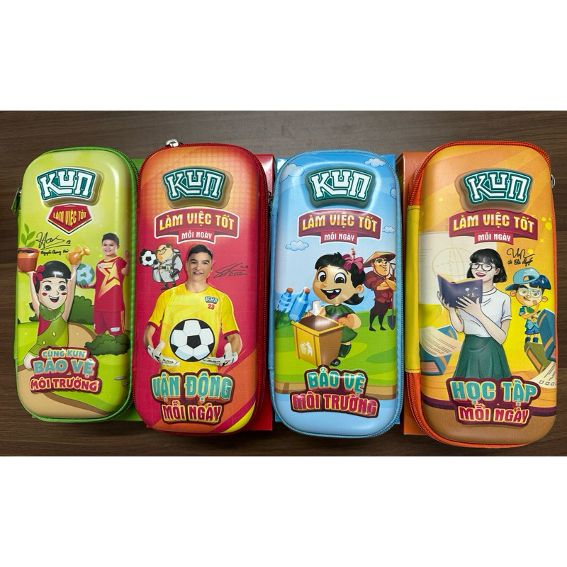 COM BO 2 Hộp bút Kun dành cho bé trai , bé gái