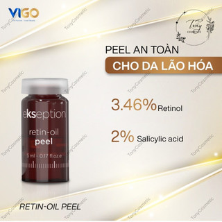 Tinh chất Peel da Ekseption Retin-oil lọ 5ml | Tái tạo da căng bóng và trẻ hóa