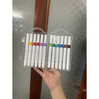 Hộp Bút Màu Nước Acrylic ALINH 12 Màu Cao Cấp