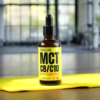 Dầu MCT Oil Herbaluxe 50ml - Tinh Khiết, Tốt Cho Keto, Eat Clean, Cung Cấp Năng Lượng Nhanh