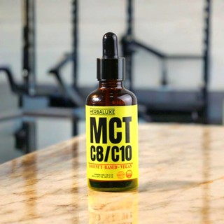 Dầu MCT Oil Herbaluxe 50ml - Tinh Khiết, Tốt Cho Keto, Eat Clean, Cung Cấp Năng Lượng Nhanh