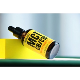 Dầu MCT Oil Herbaluxe 50ml - Tinh Khiết, Tốt Cho Keto, Eat Clean, Cung Cấp Năng Lượng Nhanh