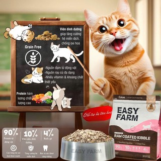 Hạt Cature Easy Farm Túi 1.5kg Cho Mèo - Hạt Topping Viên Siêu Dinh Dưỡng, Chăm Sóc Da và Lông, Hỗ Trợ Tiêu Hóa