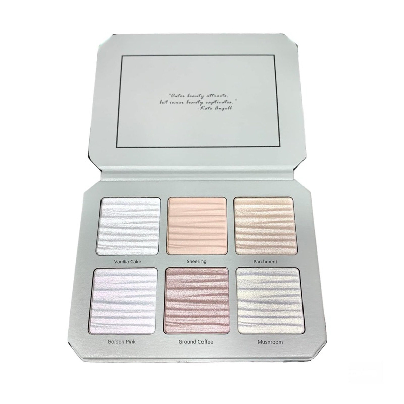 [Mua 1 tặng 1] Bảng highlight đa sắc MC. 6 màu giúp lớp make up rạng rỡ.