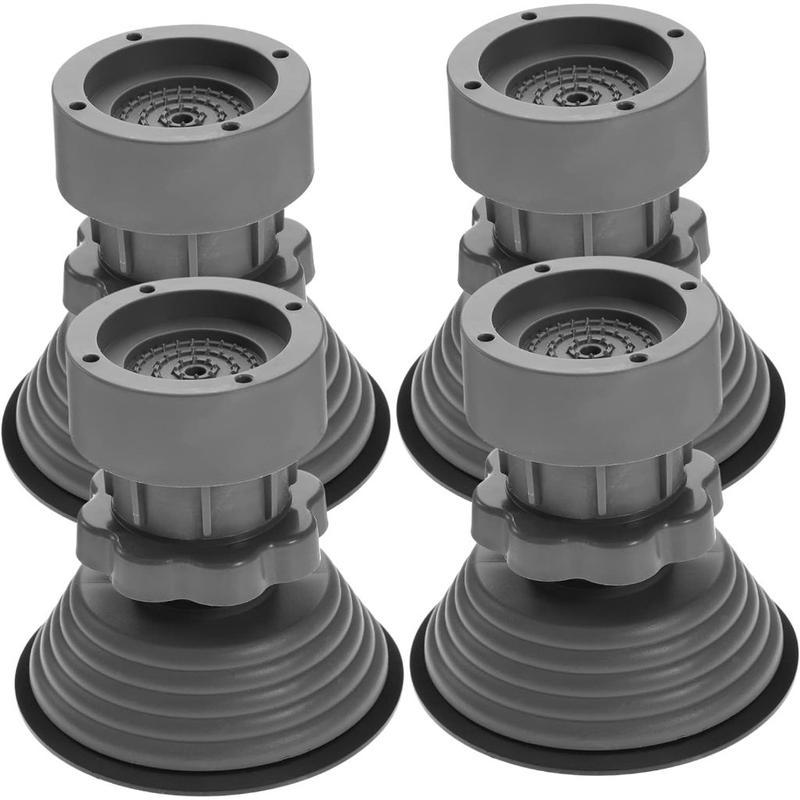 Ảnh Set 4 Chân Kê Máy Giặt Tủ Lạnh, Chân Đỡ Đa Năng Chống Rung Lắc, Tăng Giảm Chiều Cao Chống Trơn Trượt 1