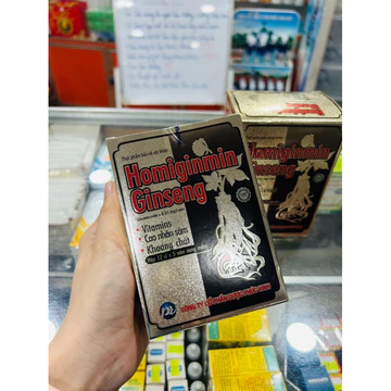 Viên uống nhân sâm homtamin ginseng phúc vinh( hộp 12vỉ * 5 viên nang)