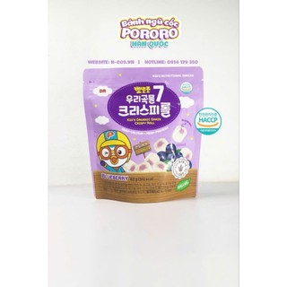 Bánh  ngũ cốc dinh dưỡng Pororro 7 loại ngũ cốc,vị việt quất,vị dâu,vị phô mai,bánh giòn,dễ ăn,dễ tan trong miệng.