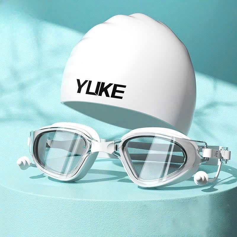 Kính bơi, mũ bơi người lớn YUKE, Kính bơi chống sương mù chống thấm nước