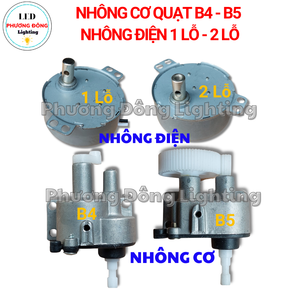 Nhông Cơ Quạt B4 B5, Nhông Đảo - Túp năng quạt máy
