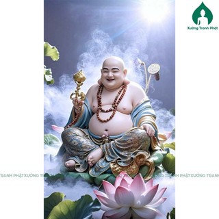 Tranh Phật di lặc siêu bóng, tranh phật di lặc Tráng gương