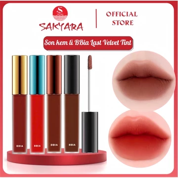 Son kem Bbia Last Velvet Lip Tint đủ bảng màu, mịn lì lâu trôi không gây khô môi