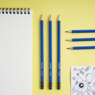 Hộp 12 Bút Chì 2B CLASSMATE Có Tẩy, Bút Chì Gỗ Ngòi Mịn Nét Đậm Dùng Luyện Chữ,Vẽ Tranh, Làm Bài Thi