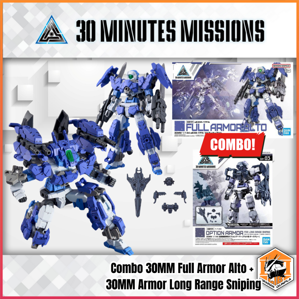 Đồ chơi mô hình lắp ráp Bandai 30MM 1/144 eEXM-17FA Full Armor