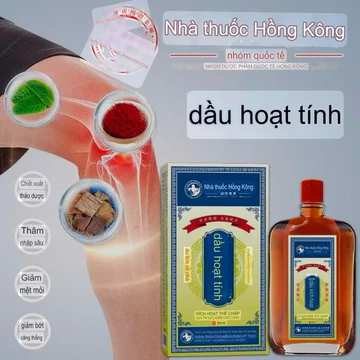 Dầu xoa bóp HONGKONG - Tinh dầu HONGKONG giảm đau nhức xương khớp 50ml